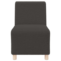 vidaXL Unità di Divano Modulare Senza Braccioli 3 pcs Grigio scuro