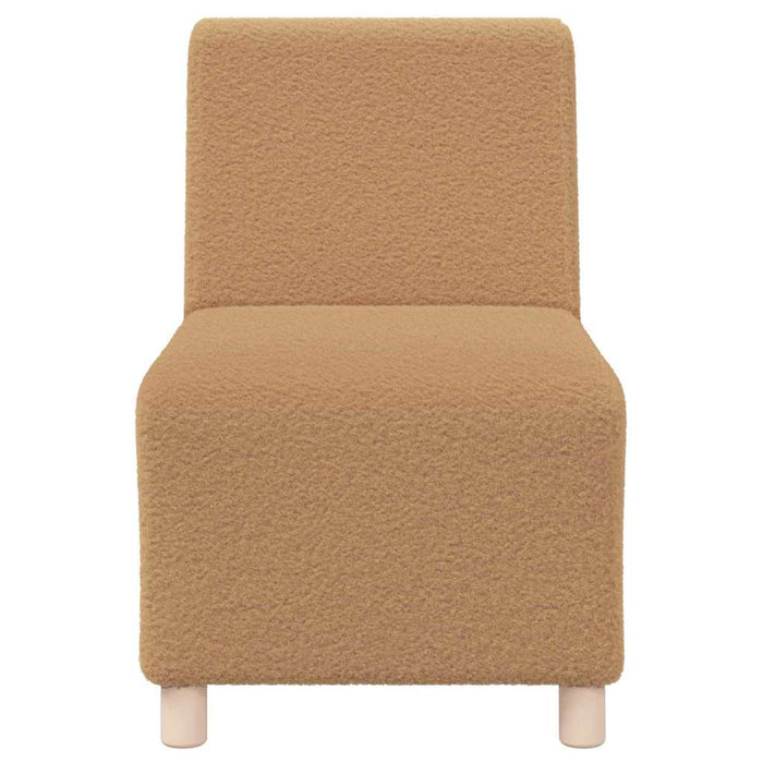 vidaXL Unità di Divano Modulare Senza Braccioli 3 pcs Beige