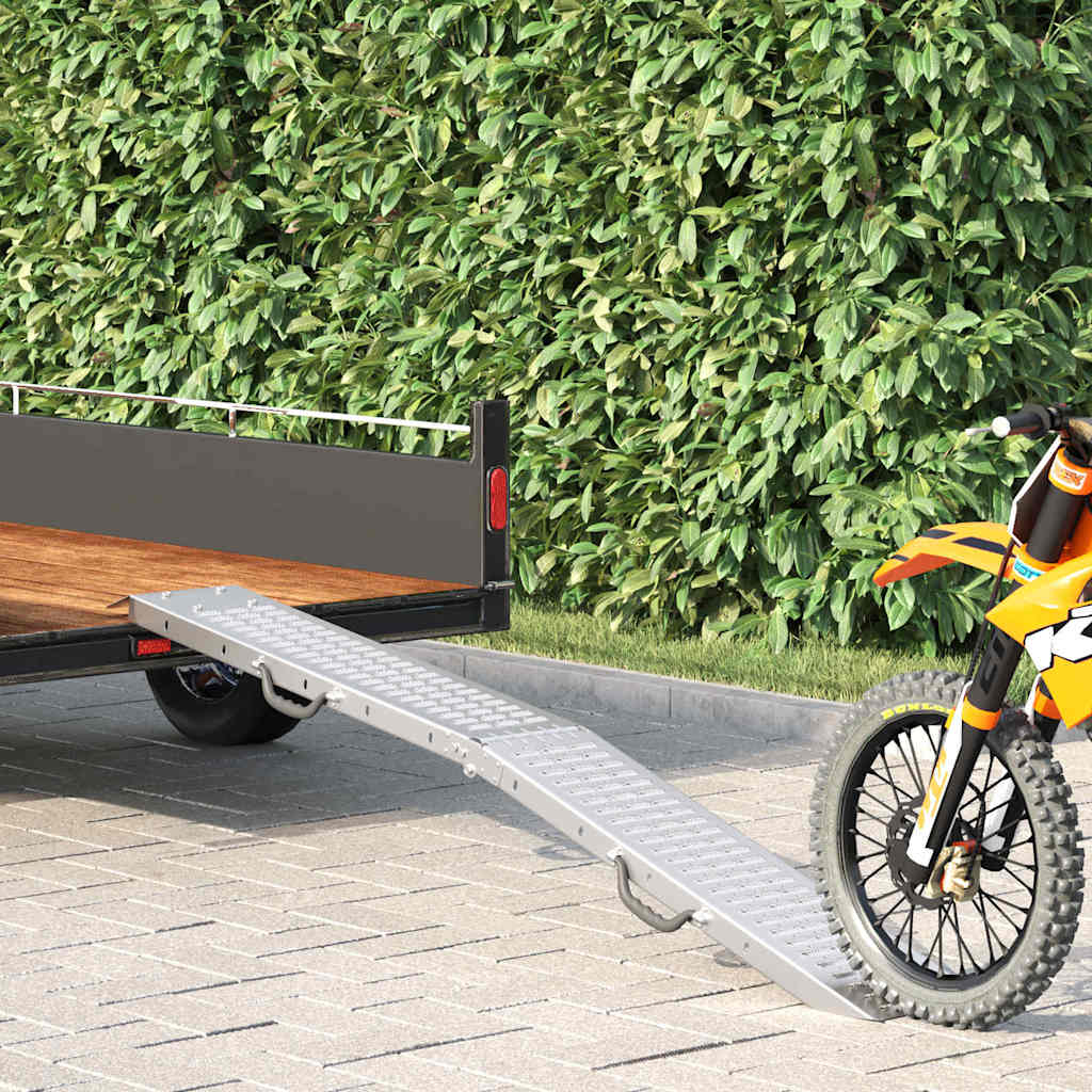 Ramp di Carico Argento 185 x 22,5 x 4,5 cm Acciaio zincato 42019251