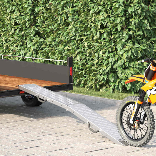 Ramp di Carico Argento 185 x 22,5 x 4,5 cm Acciaio zincato 42019251