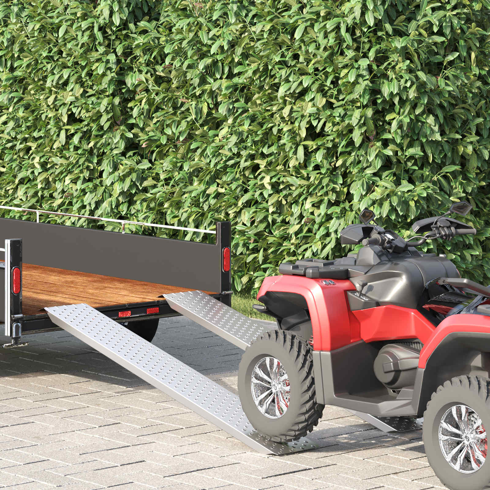 Ramp di Carico Argento 159 x 23 x 5 cm Acciaio zincato 42019253