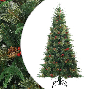 Albero di Natale Artificiale con Rami Pieghevoli Verde 240 cm 42019305