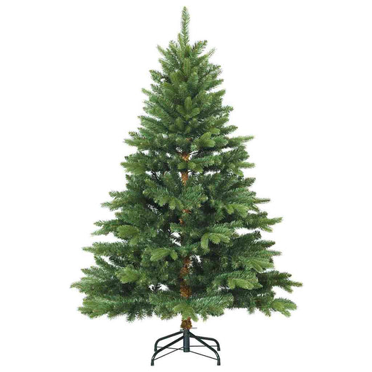 Albero di Natale Artificiale-Albero Natalizio con Rami Pieghevoli Verde 150 cm 563835