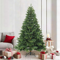Albero di Natale Artificiale con Rami Pieghevoli Verde 210 cm 42019314