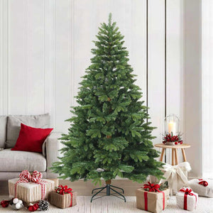 Albero di Natale Artificiale con Rami Pieghevoli Verde 210 cm 42019314