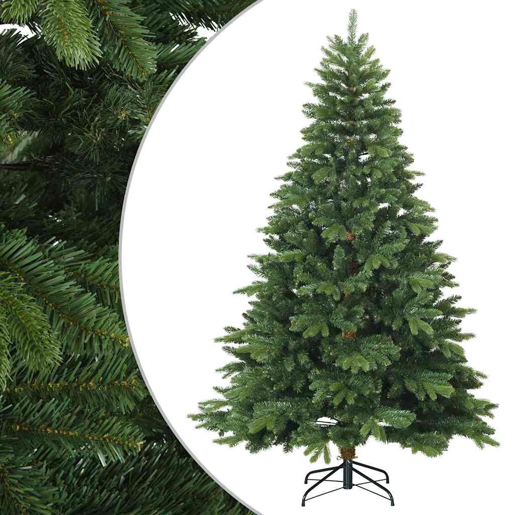 Albero di Natale Artificiale con Rami Pieghevoli Verde 210 cm 42019314