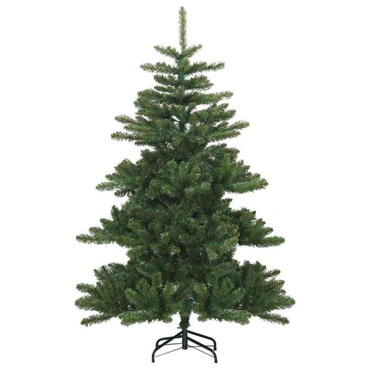 Albero di Natale Artificiale-Albero Natalizio con Rami Pieghevoli Verde 150 cm 918419