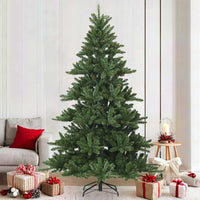 Albero di Natale Artificiale con Rami Pieghevoli Verde 210 cm 42019324