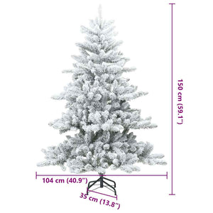 Albero di Natale Moderno Artificiale con Rami Alias Bianco 42019327