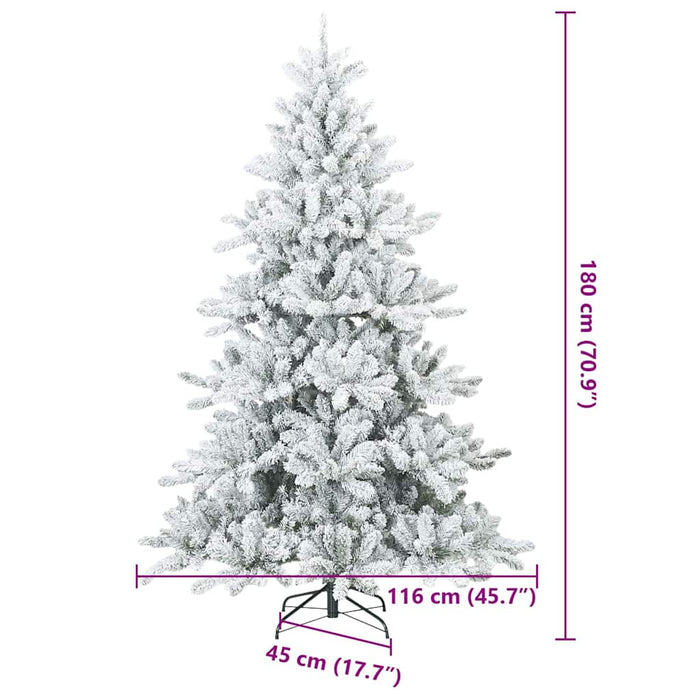Albero di Natale Moderno Artificiale con Rami Alias Bianco 42019328