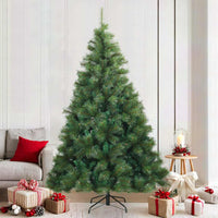 Albero di Natale Artificiale con Rami Pieghevoli Verde 210 cm 42019334
