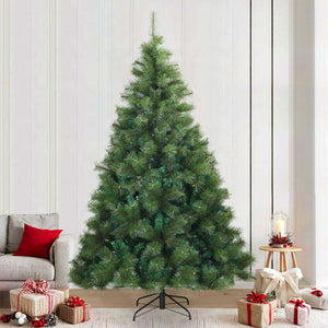 Albero di Natale Artificiale con Rami Pieghevoli Verde 240 cm 42019335