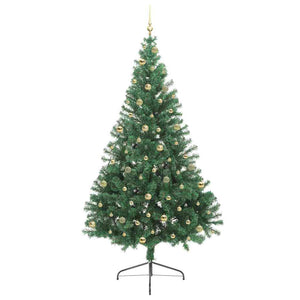 Albero di Natale artificiale con luci integrate Verde 240 cm 3397041