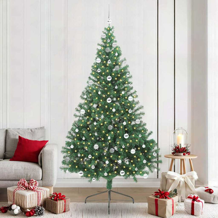 Albero di Natale artificiale con luci integrate Verde 240 cm 3397042