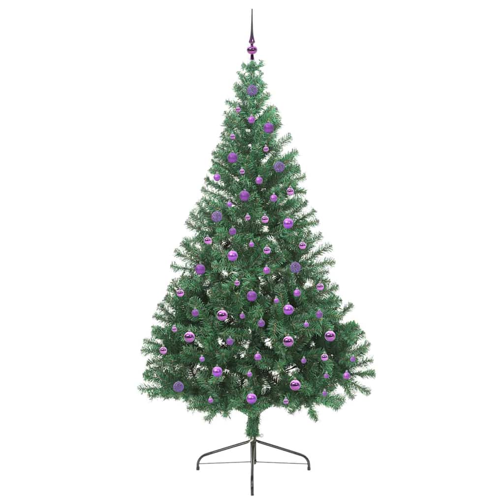 Albero di Natale artificiale con luci integrate Verde 240 cm 3397043