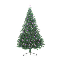 Albero di Natale artificiale con luci integrate Verde 240 cm 3397043