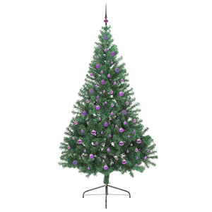 Albero di Natale artificiale con luci integrate Verde 240 cm 3397043