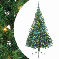 Albero di Natale artificiale con luci integrate Verde 240 cm 3397044