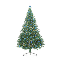 Albero di Natale Artificiale-Albero Natalizio con luci integrate Verde 240 cm 122828