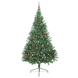 Albero di Natale artificiale con luci integrate Verde 240 cm 3397045