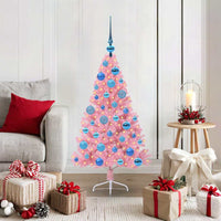 Albero di Natale artificiale con luci integrate Rosa 120 cm PVC 3397057
