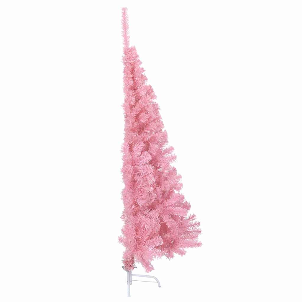 Albero di Natale artificiale con luci integrate Rosa 150 cm PVC 3397066