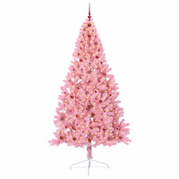 Albero di Natale artificiale con luci integrate Rosa 240 cm PVC 3397102