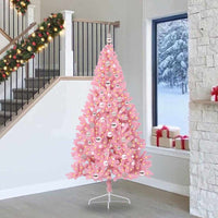Albero di Natale artificiale con luci integrate Rosa 240 cm PVC 3397104