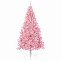 Albero di Natale artificiale con luci integrate Rosa 240 cm PVC 3397107