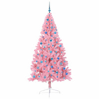Albero di Natale artificiale con luci integrate Rosa 240 cm PVC 3397109