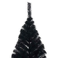 Albero di Natale con luci a corde decorative Nero 240 cm 3397163