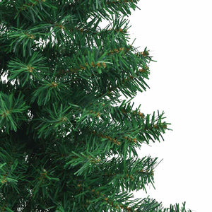 Albero di Natale Artificiale Angolare con 150 LED Verde 120 cm 3397243