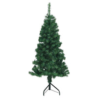Albero di Natale Artificiale Angolare con 150 LED Verde 150 cm 3397250