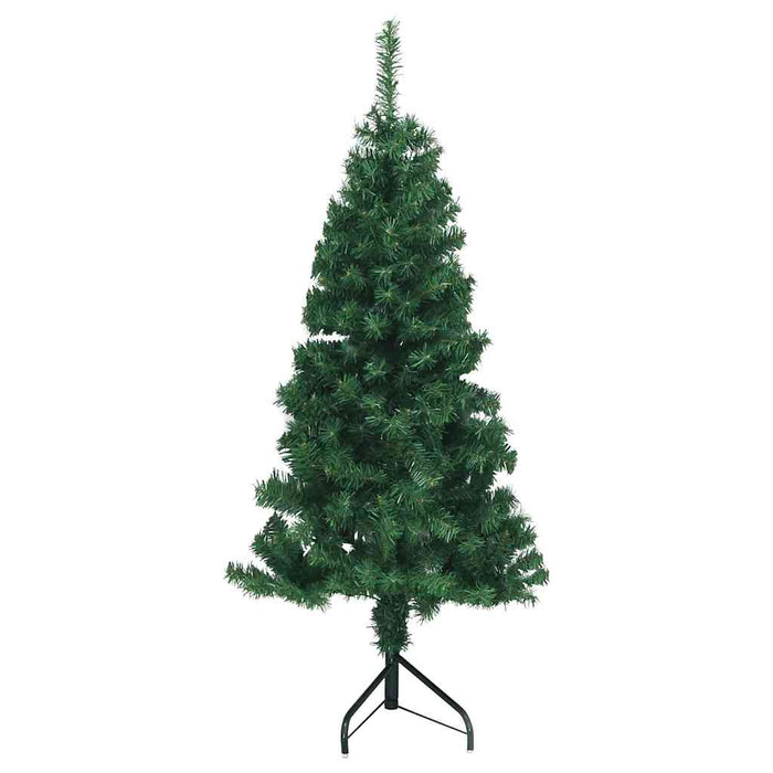 Albero di Natale Artificiale Angolare con 150 LED Verde 150 cm 3397250