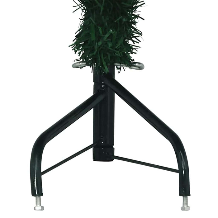 Albero di Natale Artificiale Angolare con 300 LED Verde 180 cm 3397259