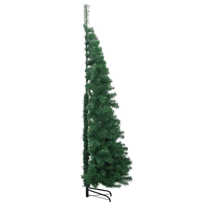 Albero di Natale Artificiale Angolare con 300 LED Verde 210 cm 3397283