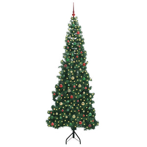 Albero di Natale Artificiale Angolare con 300 LED Verde 240 cm 3397297