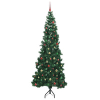 Albero di Natale Artificiale Angolare con 300 LED Verde 240 cm 3397297