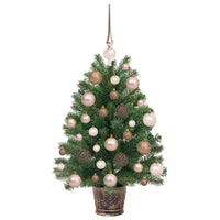 Albero di Natale artificiale con 150 LED Verde 65 cm PE e PVC 3397300