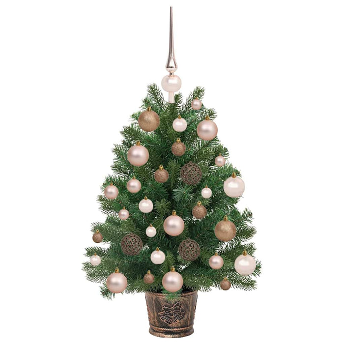 Albero di Natale artificiale con 150 LED Verde 65 cm PE e PVC 3397300