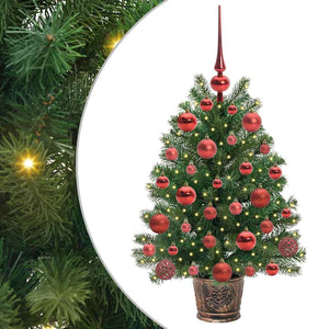 Albero di Natale artificiale con 150 LED Verde 75 cm PE e PVC 3397302