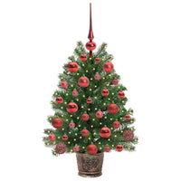 Albero di Natale artificiale con 150 LED Verde 75 cm PE e PVC 3397302