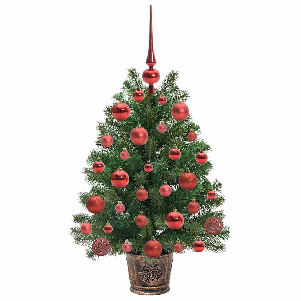 Albero di Natale artificiale con 150 LED Verde 75 cm PE e PVC 3397302
