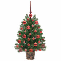 Albero di Natale artificiale con 150 LED Verde 75 cm PE e PVC 3397302