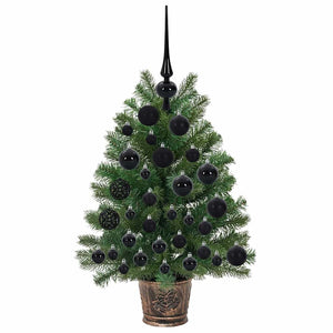 Albero di Natale artificiale con 150 LED Verde 75 cm PE e PVC 3397303