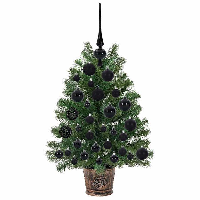 Albero di Natale artificiale con 150 LED Verde 75 cm PE e PVC 3397303