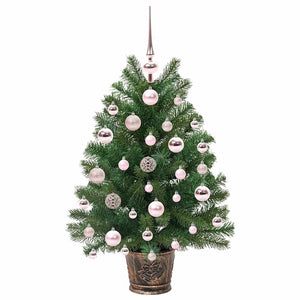 Albero di Natale artificiale con 150 LED Verde 75 cm PE e PVC 3397304