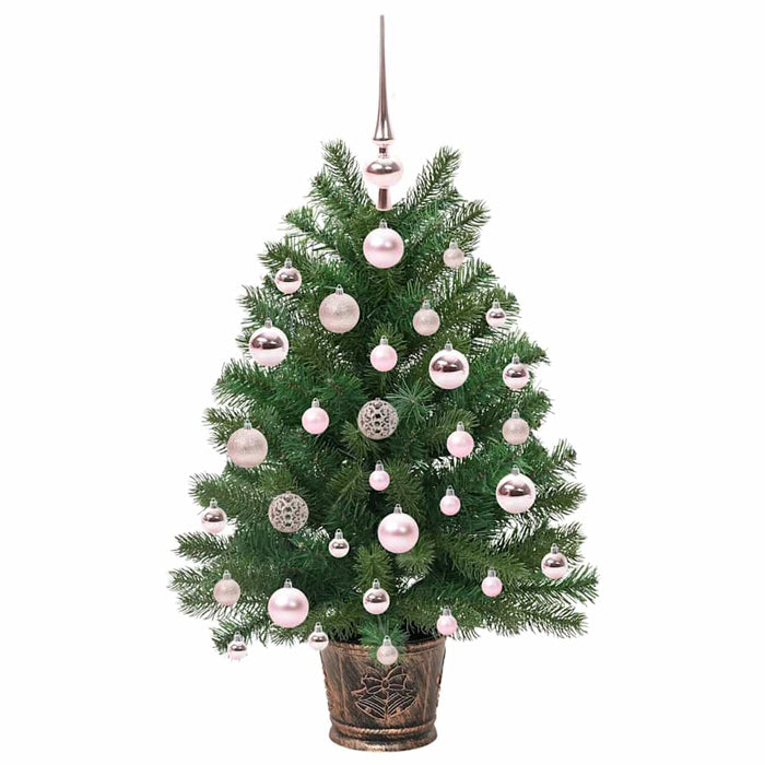 Albero di Natale artificiale con 150 LED Verde 75 cm PE e PVC 3397304