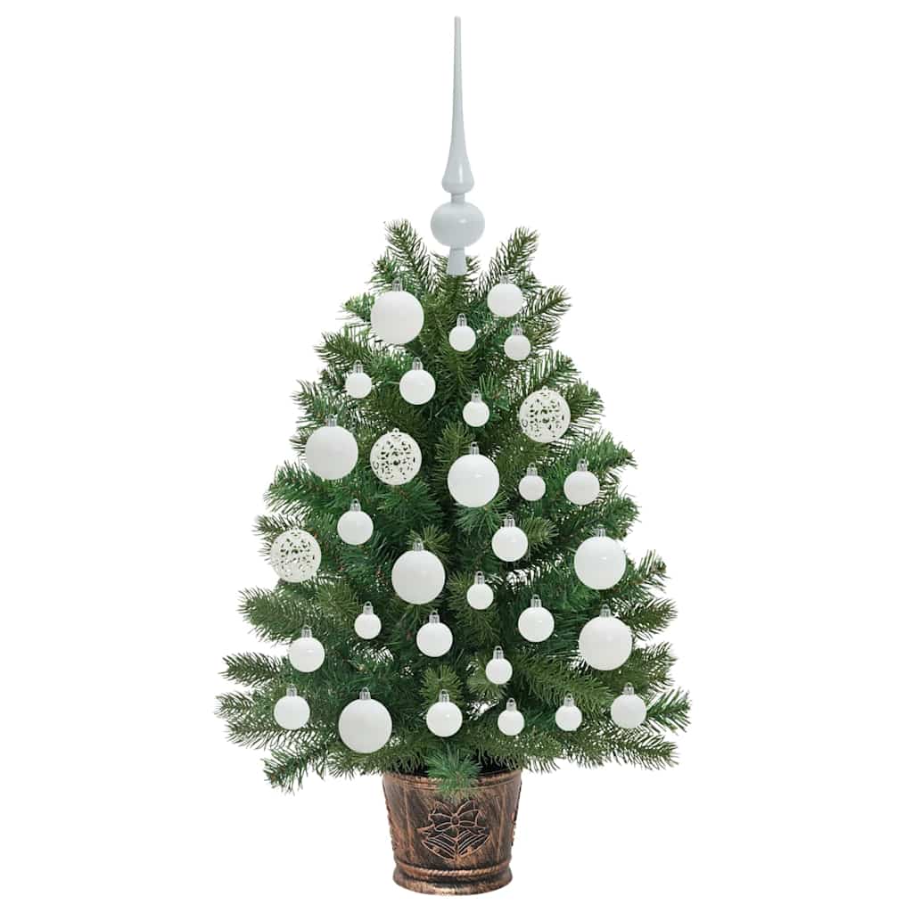Albero di Natale artificiale con 150 LED Verde 75 cm PE e PVC 3397305