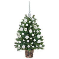 Albero di Natale artificiale con 150 LED Verde 75 cm PE e PVC 3397305